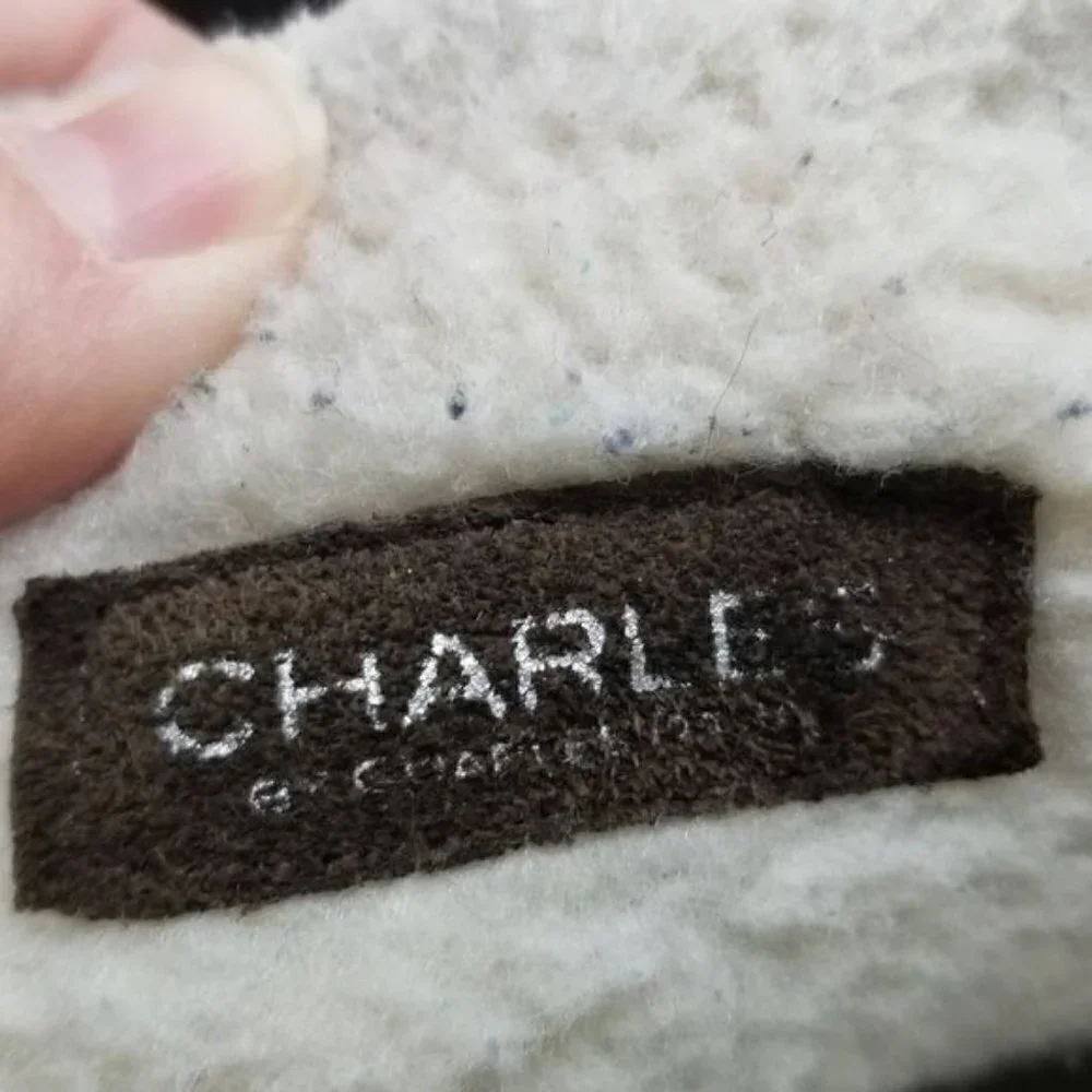 Charles by Charles David brown and cream Jen ankle boots US 9